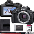 Memory Fast Camera Card with 64GB R100 Mirrorless Video EOS Transcend 4K (BODY) Recording Canon