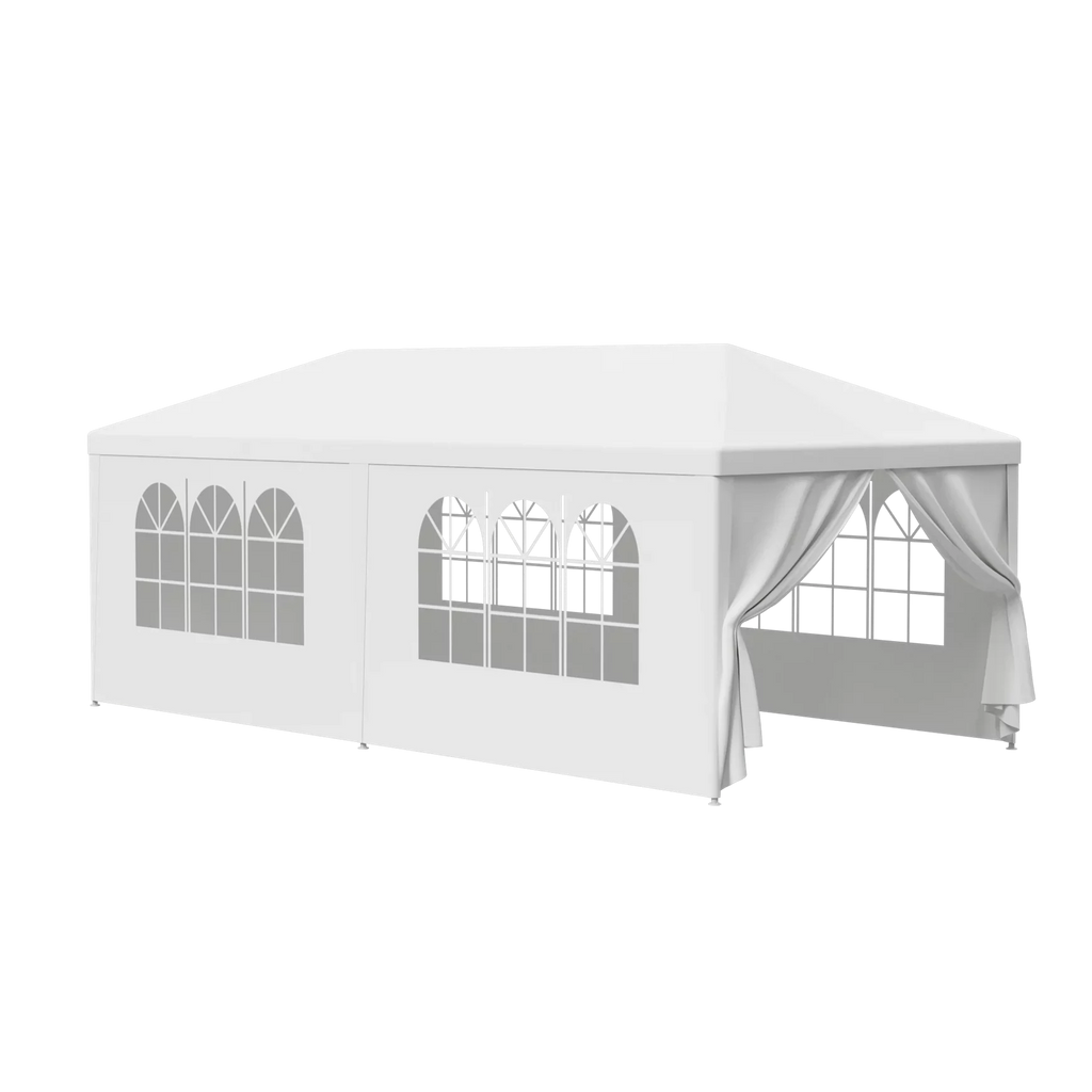 Side Canopies 8.00, Event Zeny Pavilion Tent Party Gazebo Wedding Walls, White 10'x20' Canopy 6 Outdoor with