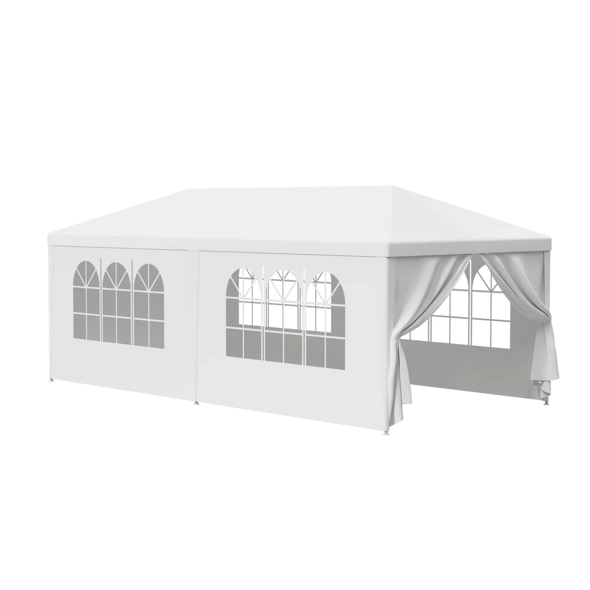 Side Canopies 8.00, Event Zeny Pavilion Tent Party Gazebo Wedding Walls, White 10'x20' Canopy 6 Outdoor with