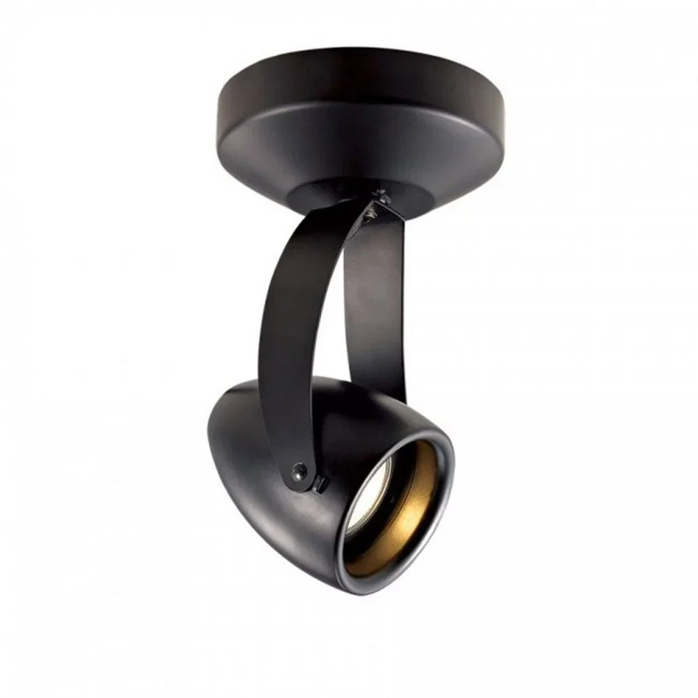 3000K Impulse Spot MO-LED810S-830-BK Mono - Lucio in WAC Lighting Black 810 Soft