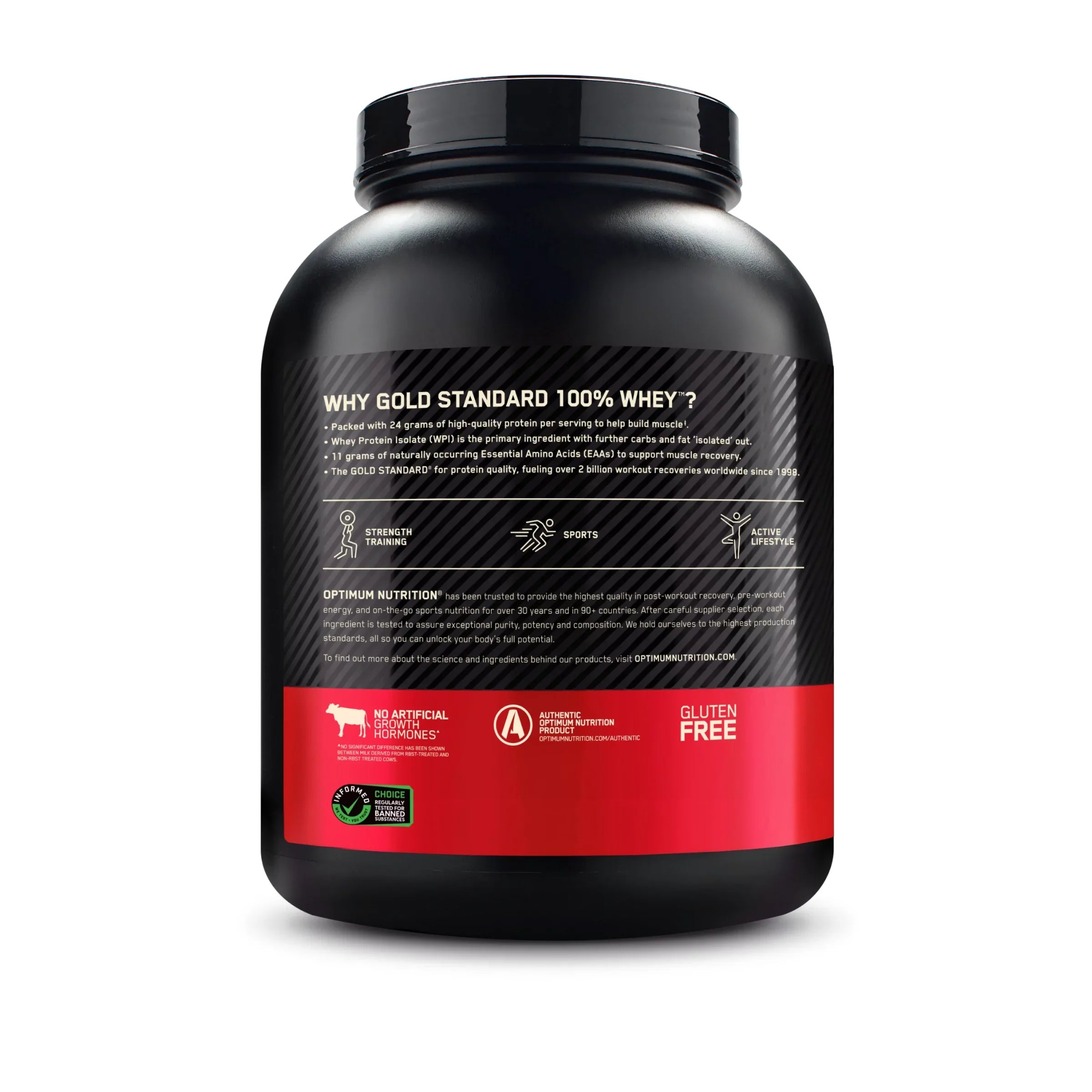 73 Standard Nutrition, Cream, Gold 100% Powder, Protein 5 Optimum Banana Servings lb, Whey
