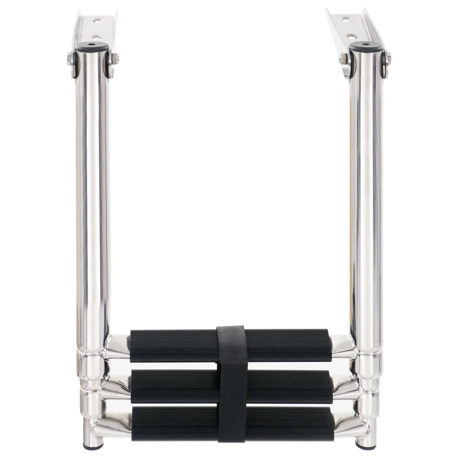 Ladder and Boarding Boat Mounting Ladder Dcenta Platform Swimming 3 for Telescopic Folding Non-Slip Steel Pool, Stainless