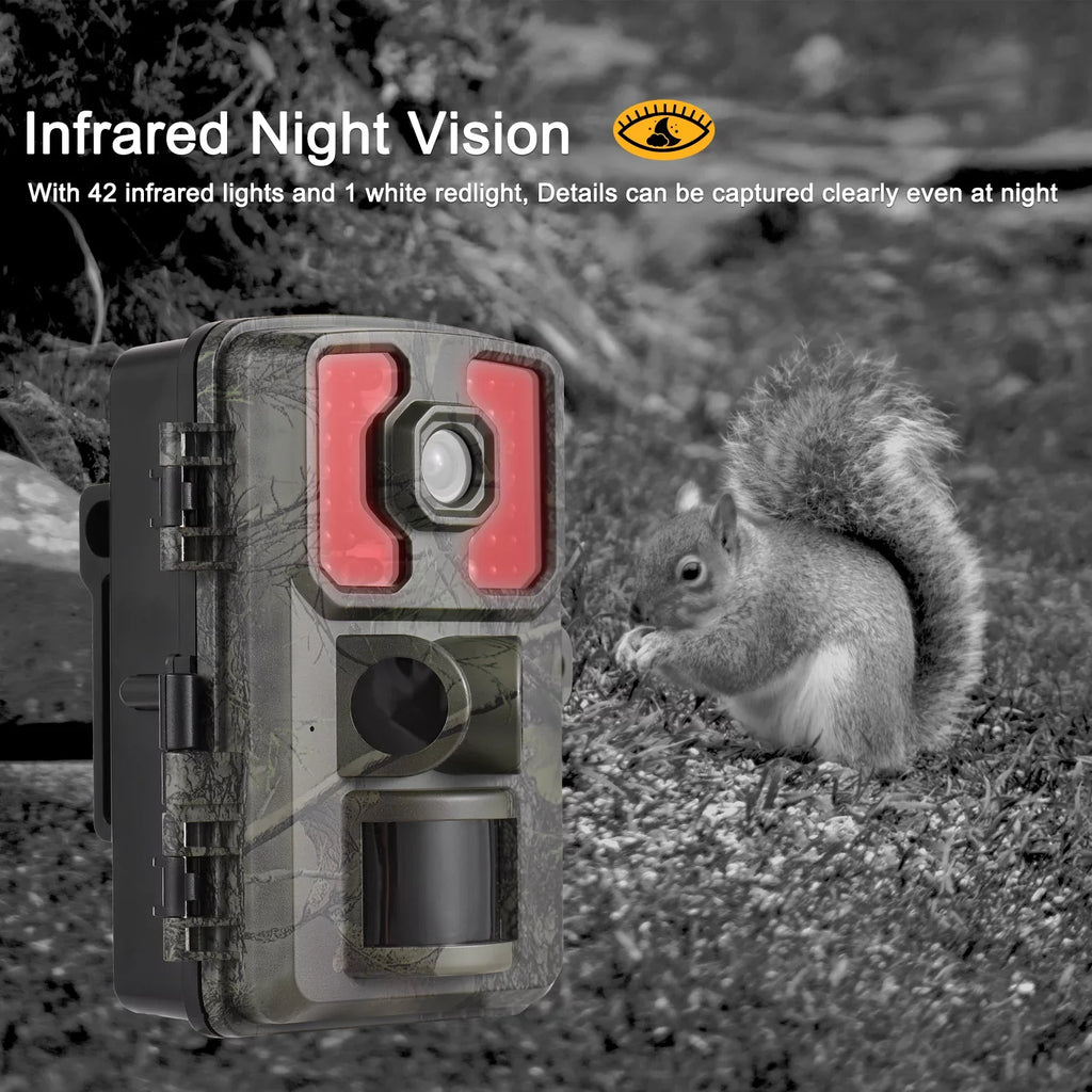4K 0.5s TFT Tracking Activated 2.0 Trigger Infrared GoolRC Wildlife 16MP Sensors Waterproof Color with Inch Trail IP66 Time Motion PIR Supports Screen