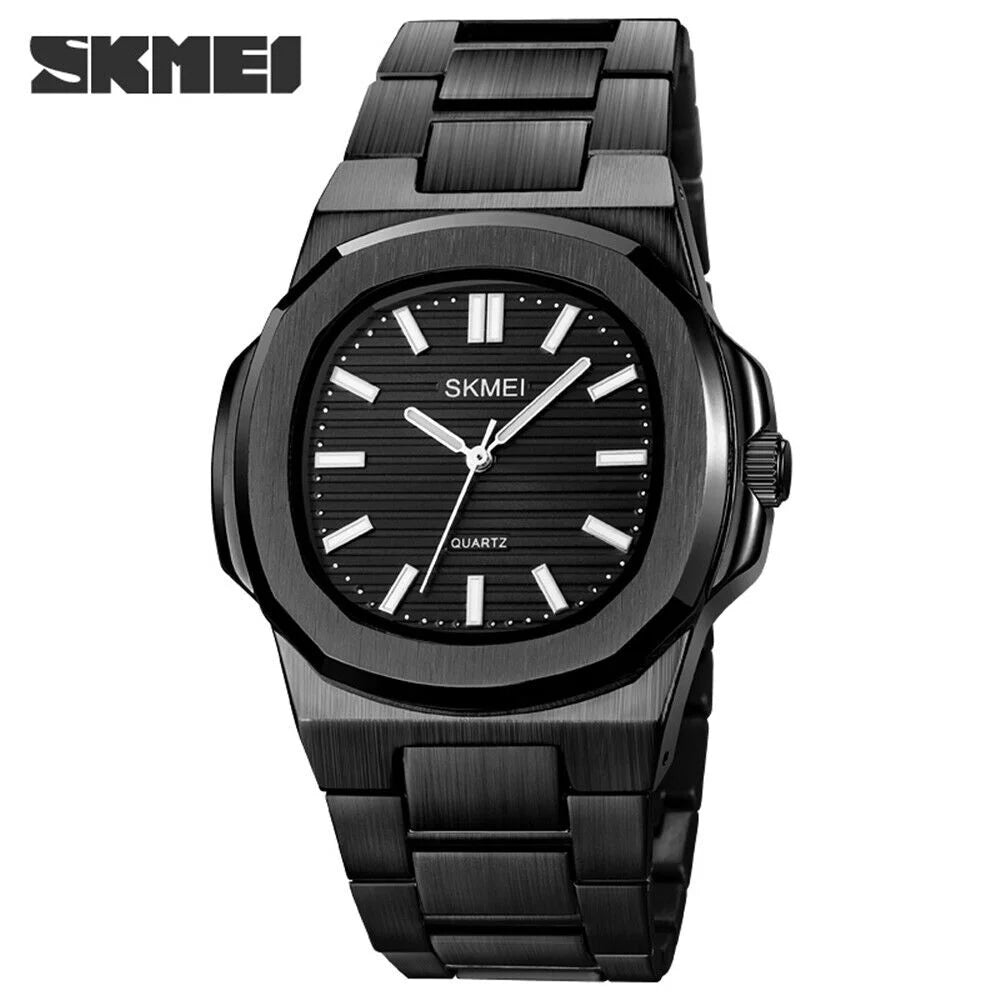 Luxury Watch Steel Business Gold Male For Men Gift Wristwatch Quartz