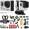 Restored WiFi 1080p camera up action Camcorder + 5.0 (Refurbished) to underwater Edition 131.2 GoPro Kits White MP ft HERO3 35in1