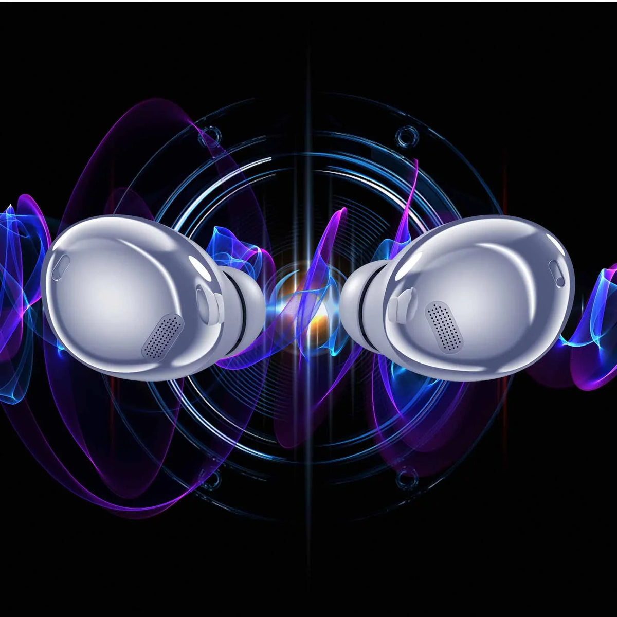 With Lite Bluetooth True Purple Earbuds Buds P8 Cancelling Noise Charging Pro Included) Active (Wireless (2017) Case UrbanX For Street Wireless