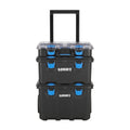 3 Storage Mobile for and Organization, System Toolbox Resin Plastic Toolbox Piece Stack System, Modular