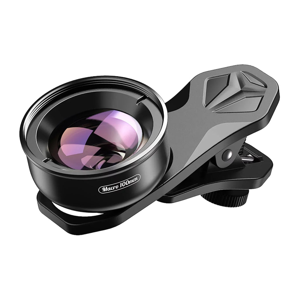 Lens Clip Detachable Coated Optical External Lens Aluminum Distance Shooting Accessory Multi-Layer 4K Macro Camera Cellphone 40MM-70MM HD Alloy