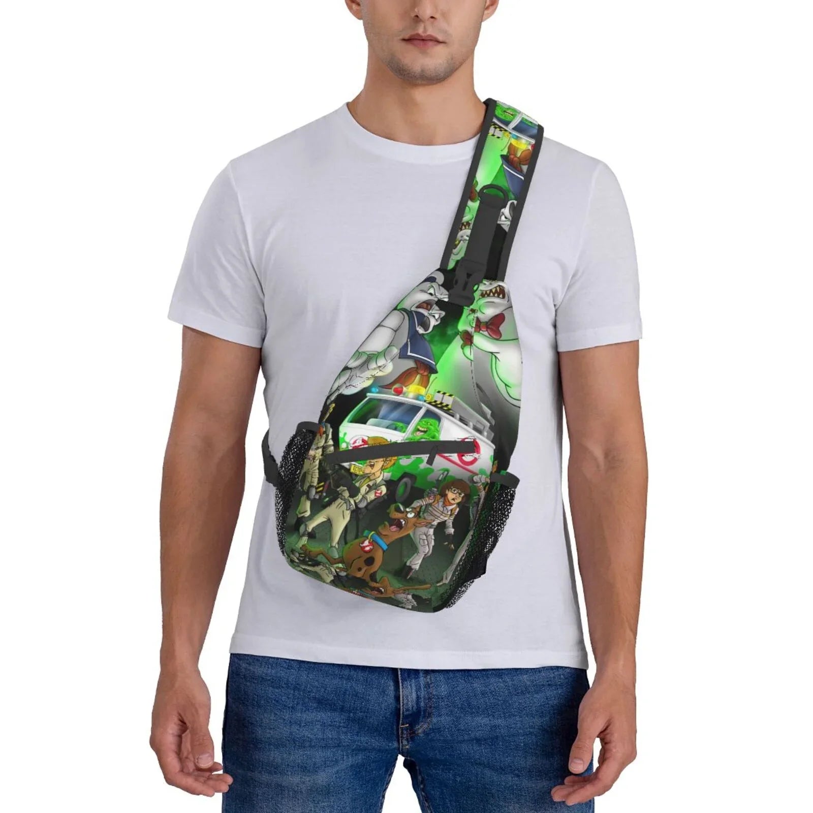 Travel For Sling Bag Daypack Crossbody Men Scooby Diagonally Chest Adults Backpack Ghostbusters Bags Women Teen