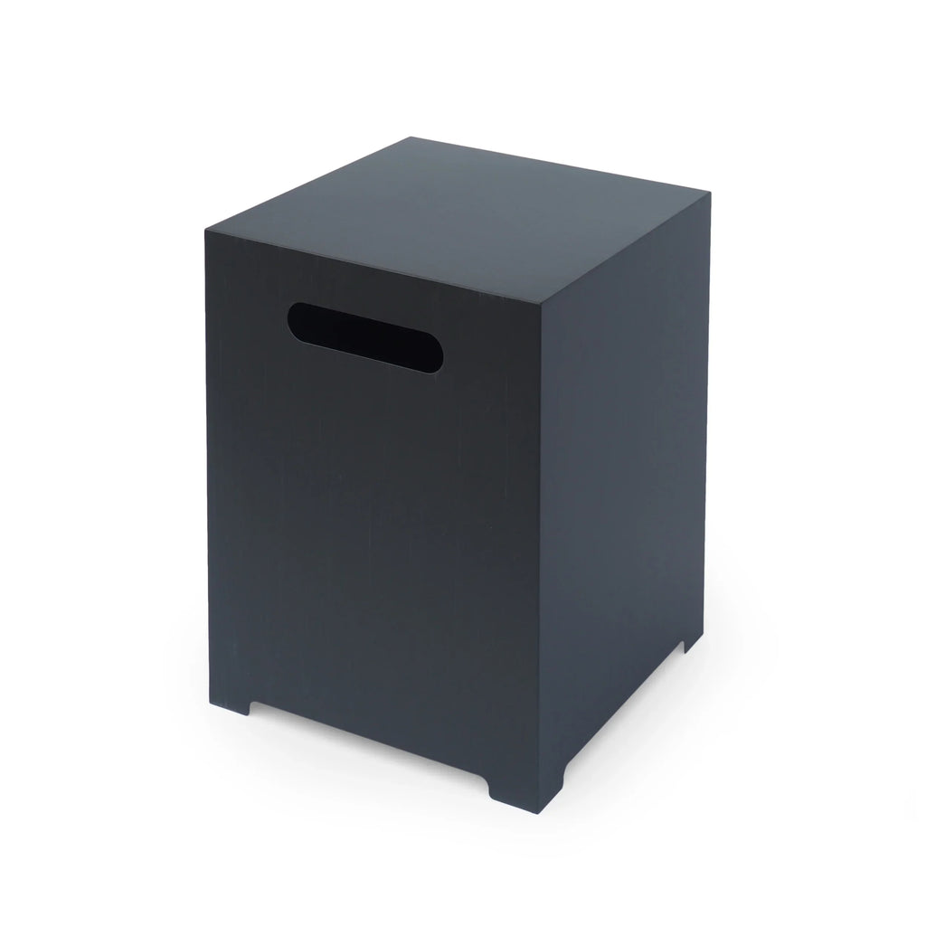 Grey Iron Gas Fire Outdoor Pit Dark , Rectangular Reign