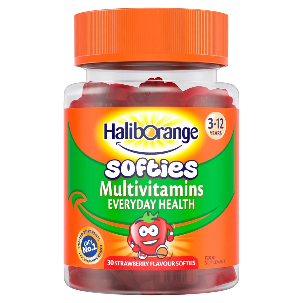 Strawberry 30's 3) Softies of Multivitamin (Pack Kids Haliborange