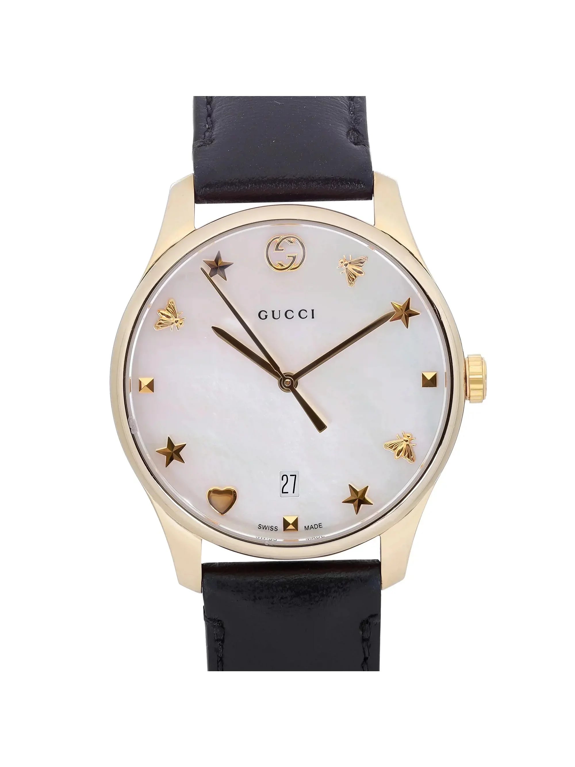 Watch YA1264044 Ladies MOP G-Timeless Steel Dial Gucci Quartz 36mm