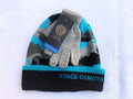 Boy's Gloves, Touch & OSFM, Hat Camuto Vince Reversible Black/Blue/Grey