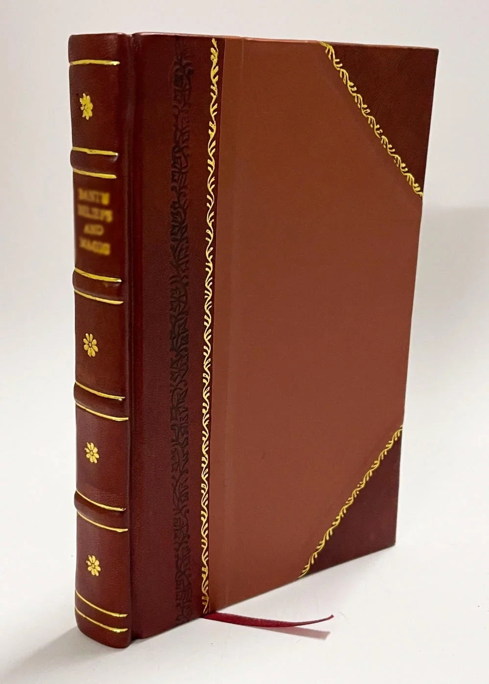 Three H. Tripods Bound] (1908) Belonging Chase, 12 Loeb, to (1908) [Leather Esq. James / George Bronze Volume