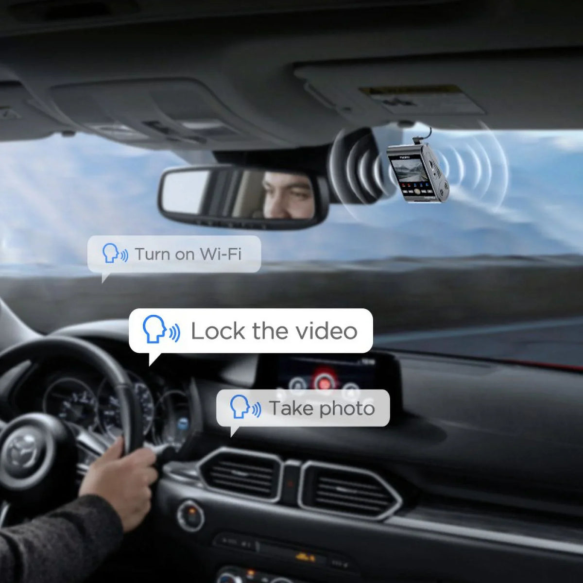 STARVIS Mode, 2-Channel 2K/2K Cam Dash Wi-Fi, Control, Support with Max 2, VIOFO QHD Voice Parking Plus 512GB A229 GPS,
