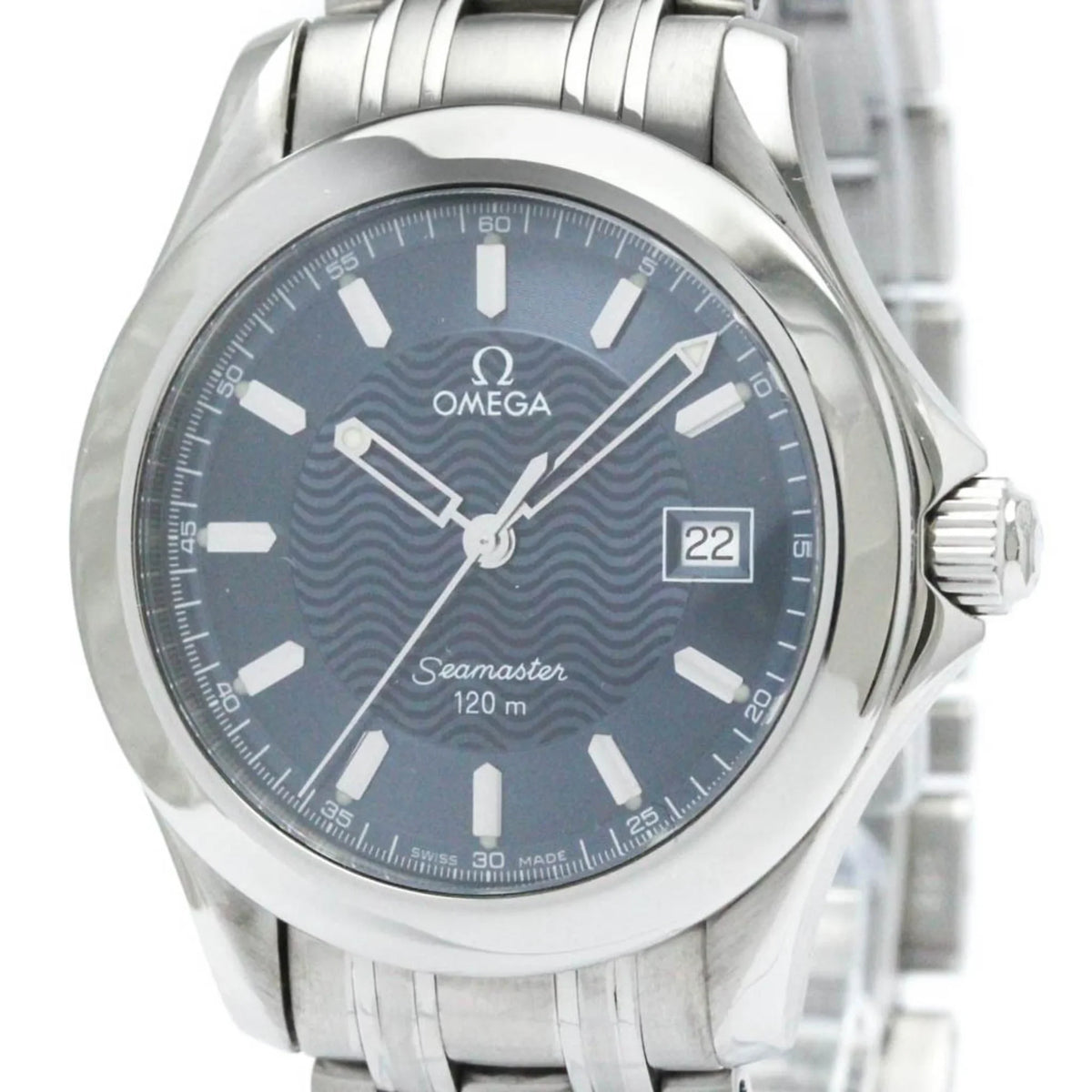 Polished Mens Steel Watch 2511.81 120M (Good) OMEGA BF567329 Pre-Owned Seamaster Quartz