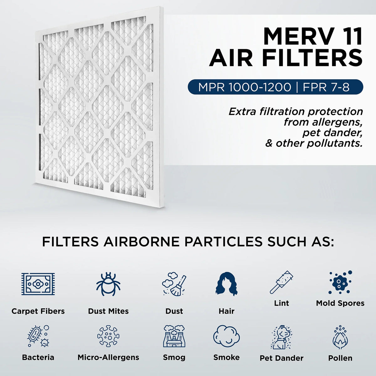 3/4 by AC 1" MPR x Actual 21-1/2 x Filters Furnace 11, Size: Quantity MERV x 1000 1 6. 21-1/2 Air 23-5/16 Pleated x Pamlico. 23-5/16
