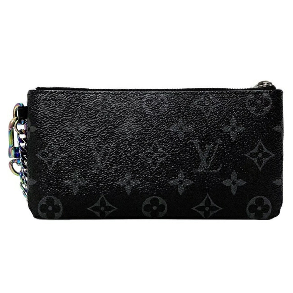 Louis Gray Black UB1137 Eclipse (Good) Hiroshi Pre-Owned VUITTON Fragment Monogram iPhone Fujiwara LOUIS Flash Vuitton Collaboration Rainbow M64433 Pouch