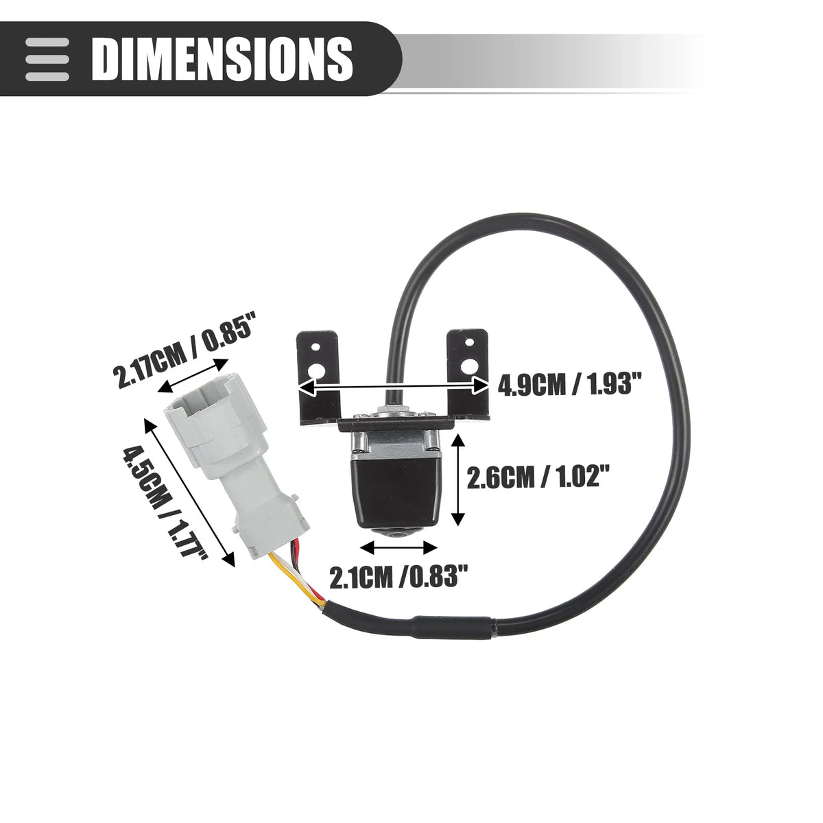 2011-2014 Black 95760-3S100 Metal Hyundai Sonata View for Unique Car Rear Bargains Camera Backup