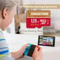 Pro, Switch Run Video 128GB (5x128GB) Recording, Gigastone 4K 5 Nintendo Pack Micro A2 Compatible, SD Card, SDXC R/W to 100/50MB/s, 4K Game App, Micro up