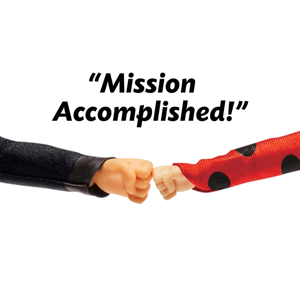 Doll Pieces Noir Ladybug Mission and 4 Playset, Accomplished Miraculous Cat