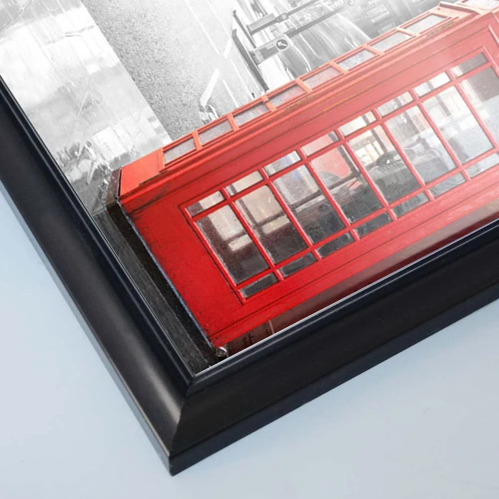 Pack Black Frame Photo 18 12x18 Modern Gallery x Picture Poster 12 for Wall Frames, 4 Poster,