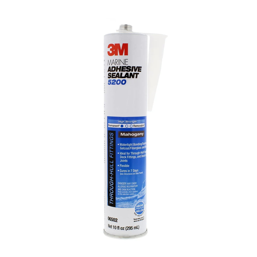 '- Marine 5200 3M Mahogany Adhesive/Sealant 06502 1/10 Gallon