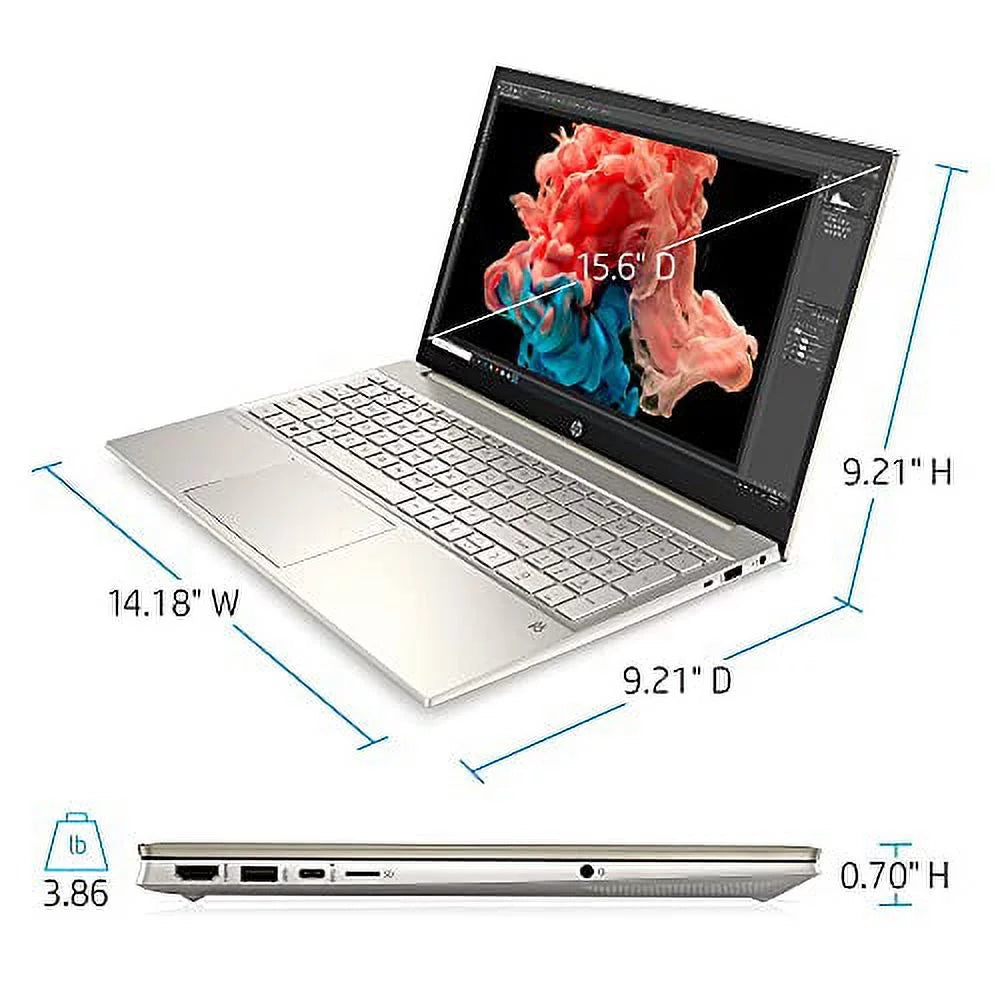 NVMe Touchscreen 4-Core w/RE WiFi 11 AX DDR4 Pavilion Windows HDMI FHD IPS SSD Laptop i7-1165G7 Pro RAM Webcam Backlit Xe Keyboard Intel 2022 Graphics USB-C HP Iris 1TB 15.6" Bluetooth 32GB USB