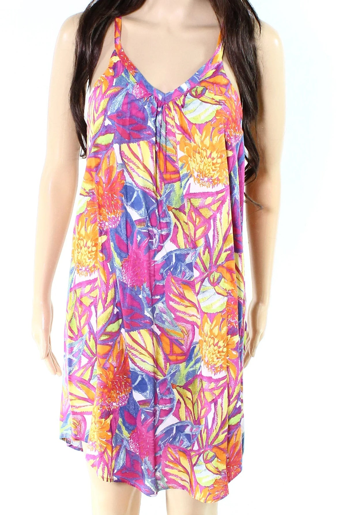 by NEW Sleep Ralph Lauren Lauren XS Pink Floral Racerback Chemise Women