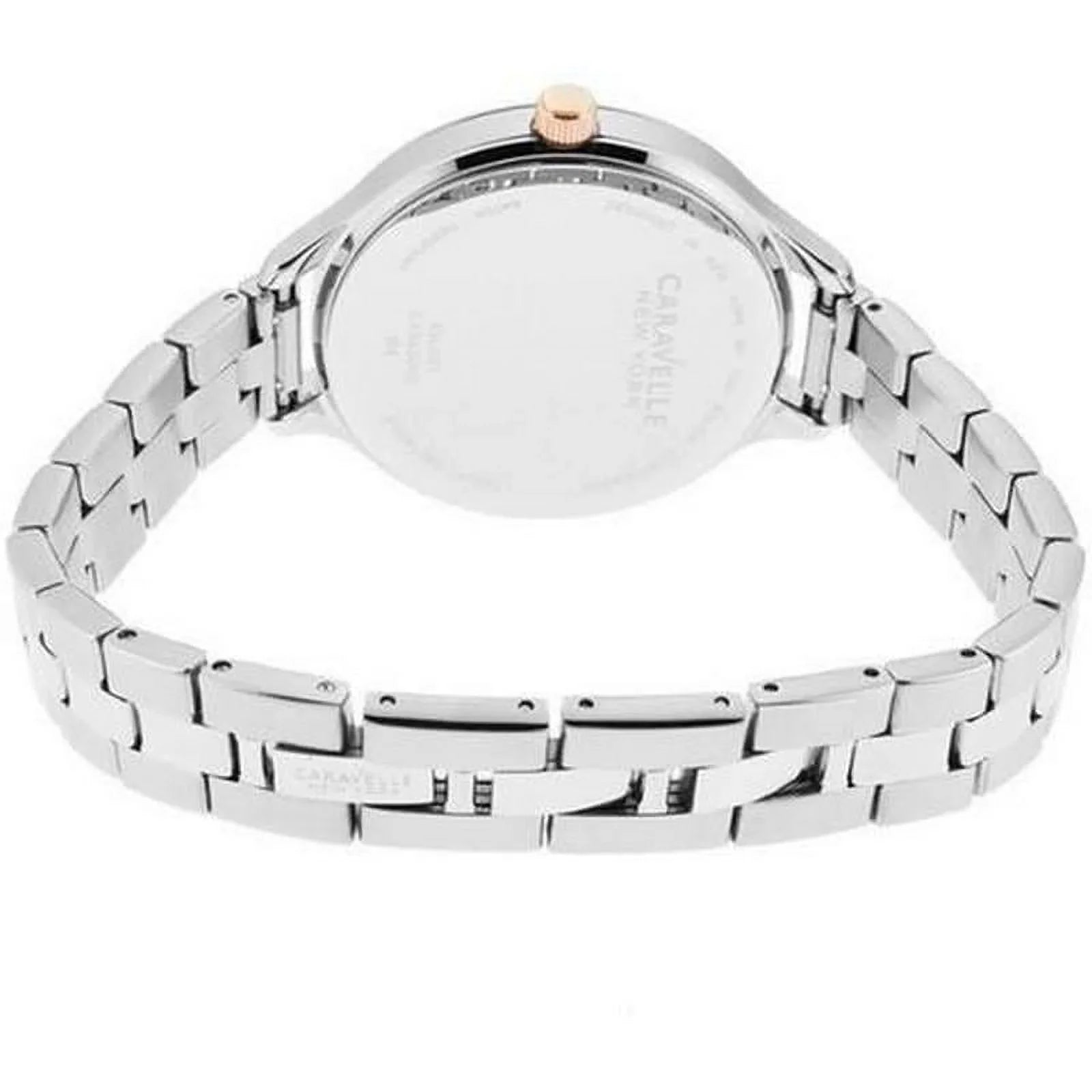 New Caravelle 45L141 Stainless Steel Watch York Ladies