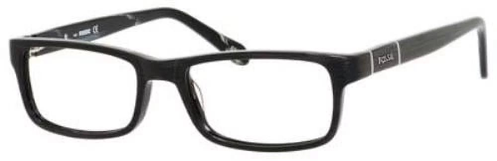 52MM FOSSIL 0ZJ9 Black ARCHER Eyeglasses Wood
