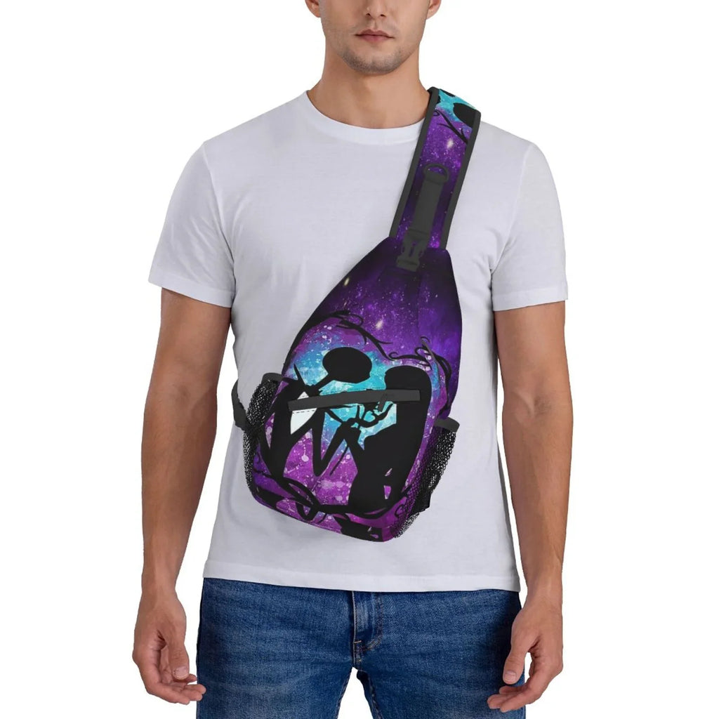 Sling Daypack Crossbody Bags Unisex Gifts Shoulder Christmas Hiking Men Backpack Travel Before For Nightmare Bag Chest Women The
