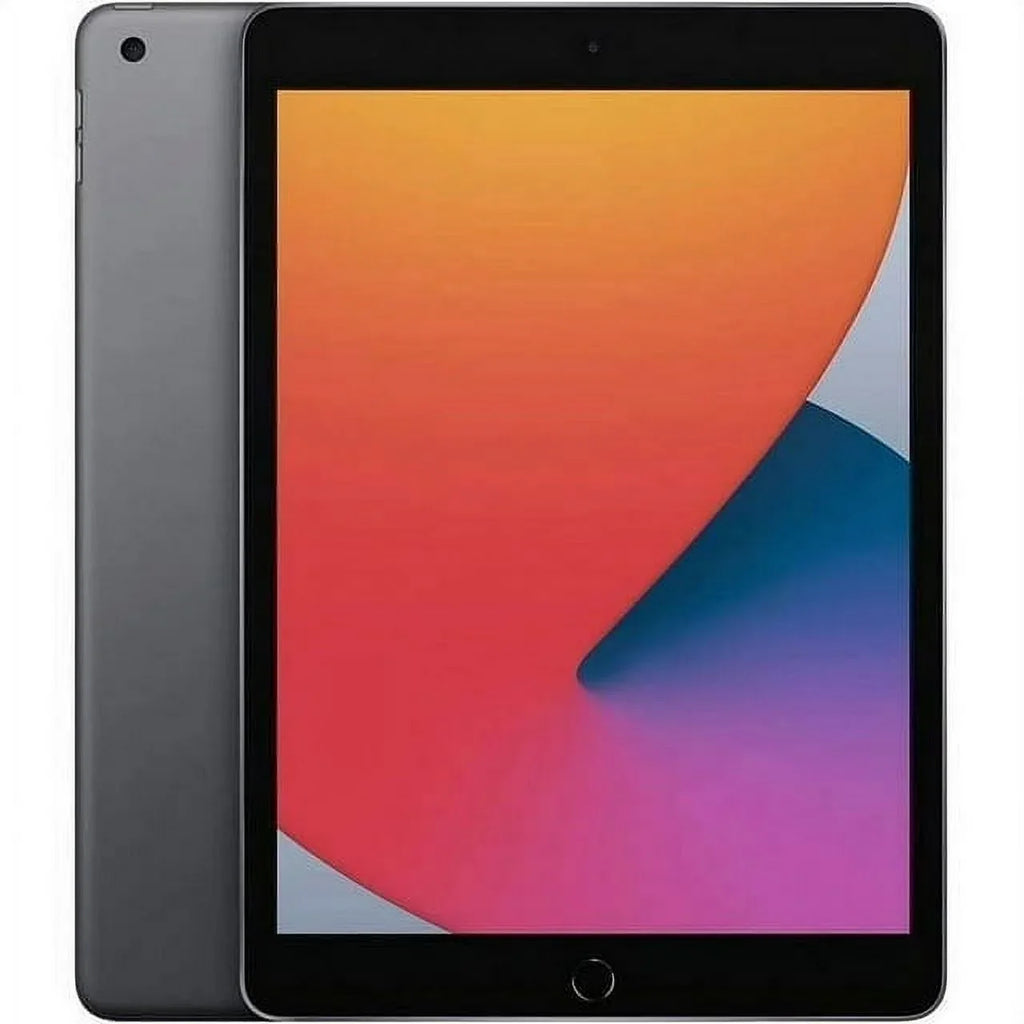 Gray 8th Good) 128GB, Pre-Owned (10.2-inch, - Space MYLD2LL/A Apple iPad Wi-Fi, (Refurbished: Generation)-
