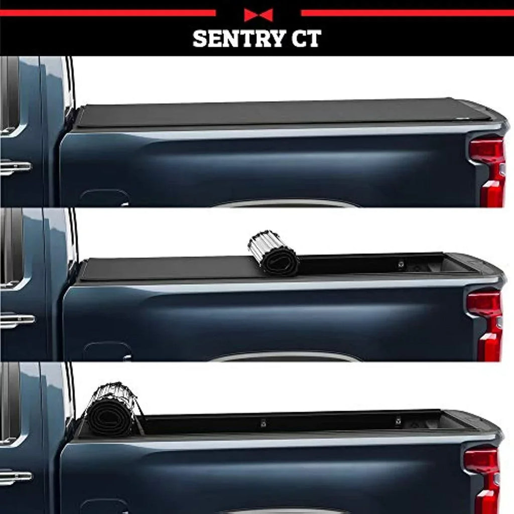 CHEVROLET GMC CT 2019-2023 TruXedo SILVERADO, Truck Tonneau Fits Bed Hard Cover 2019-2023 select: Rolling SIERRA Sentry