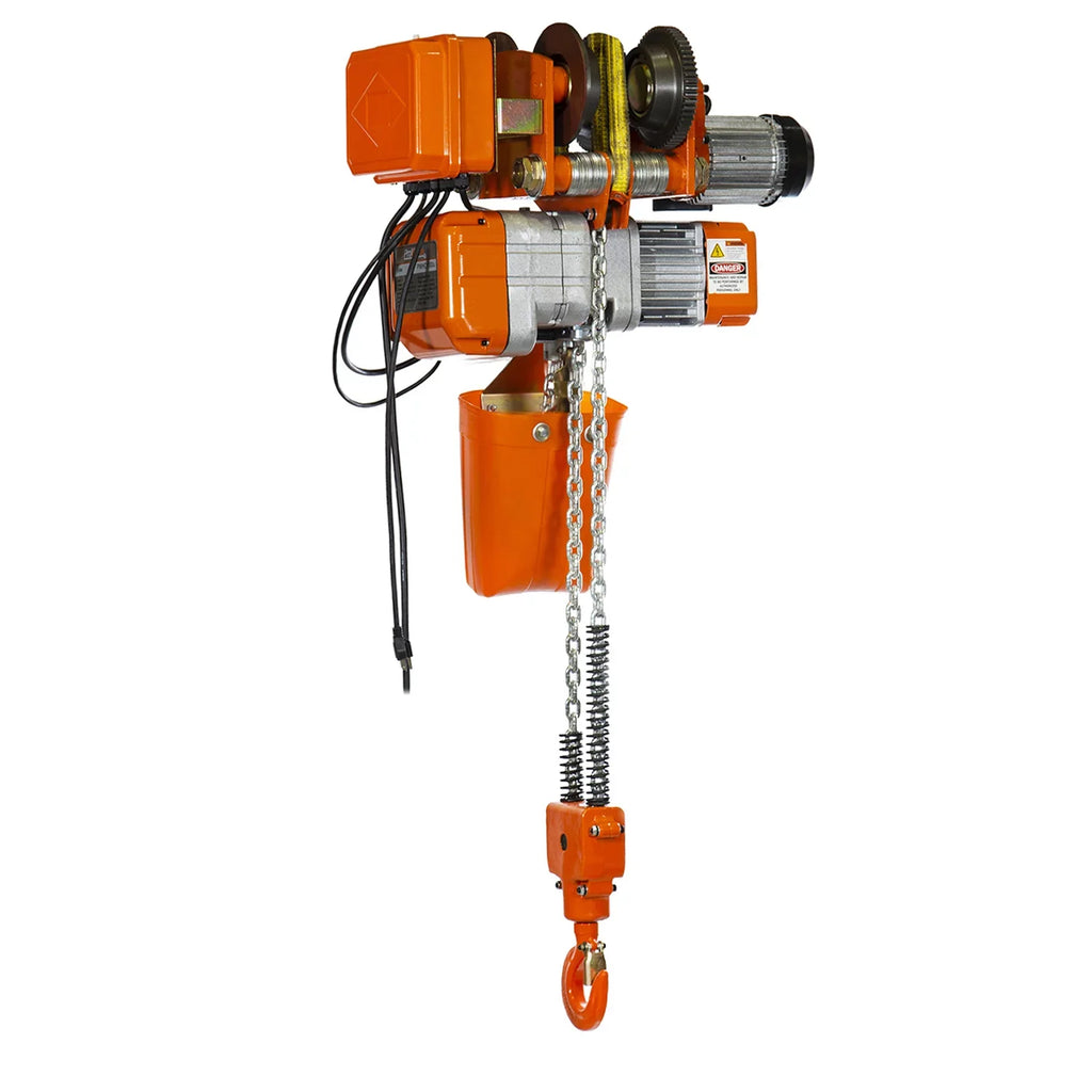 20 Chain Chain Trolley 1 Electric Ton M3/H2 Power ft. 220V G80 Hoist Prowinch