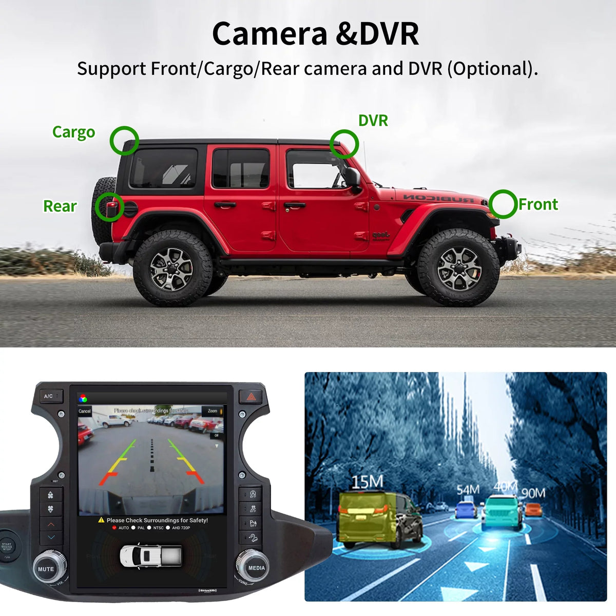 2018-2021 Replacement radio Car Linkswell Radio Navigator Screen Jeep 12.1 Apple 4G+64G for inch Truck Gen5 Car Stereo T-style Touch Wrangler GPS SirusXm Auto Gladiator Android Carplay