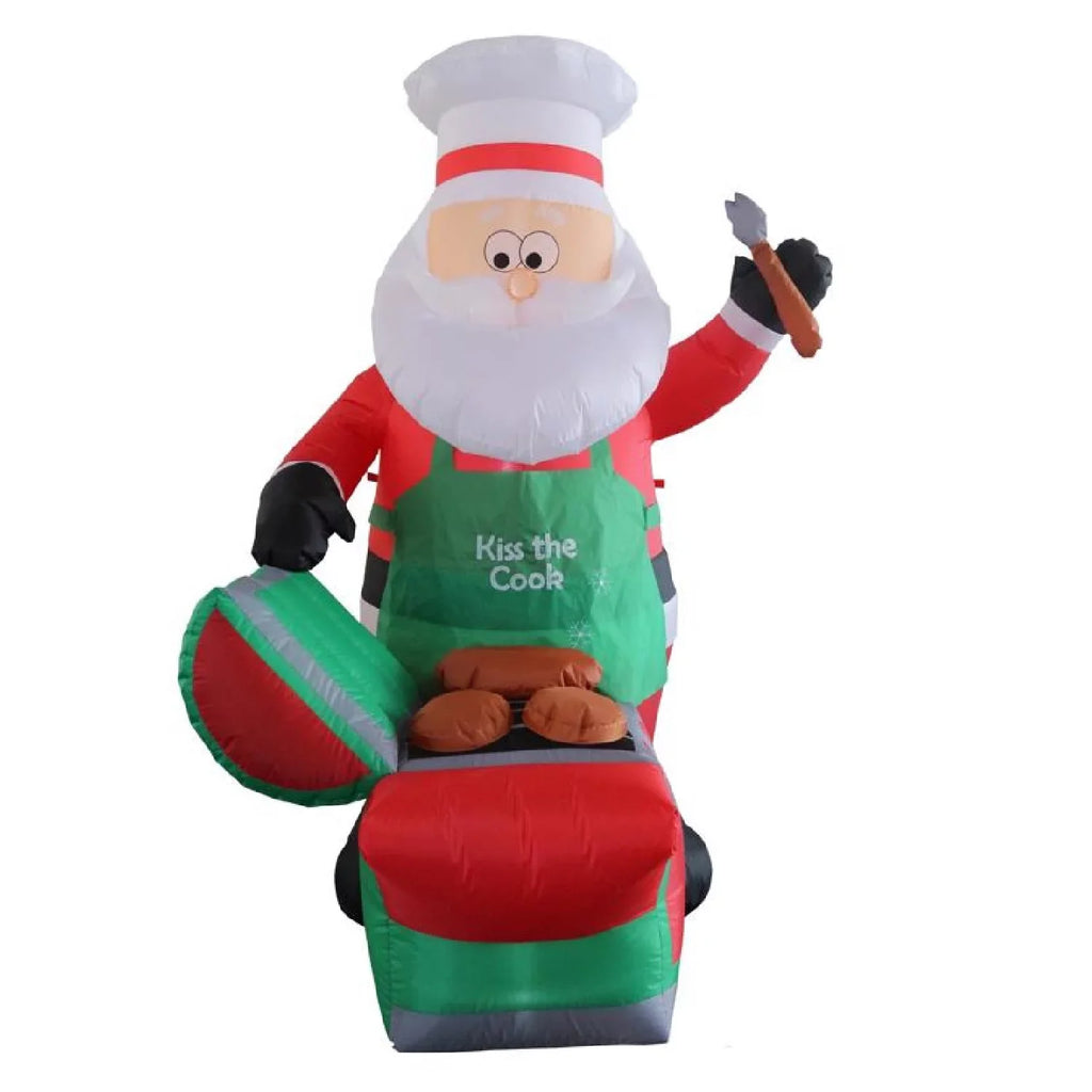 Santa Celebrations 6 Inflatable Barbequing ft. 9080574