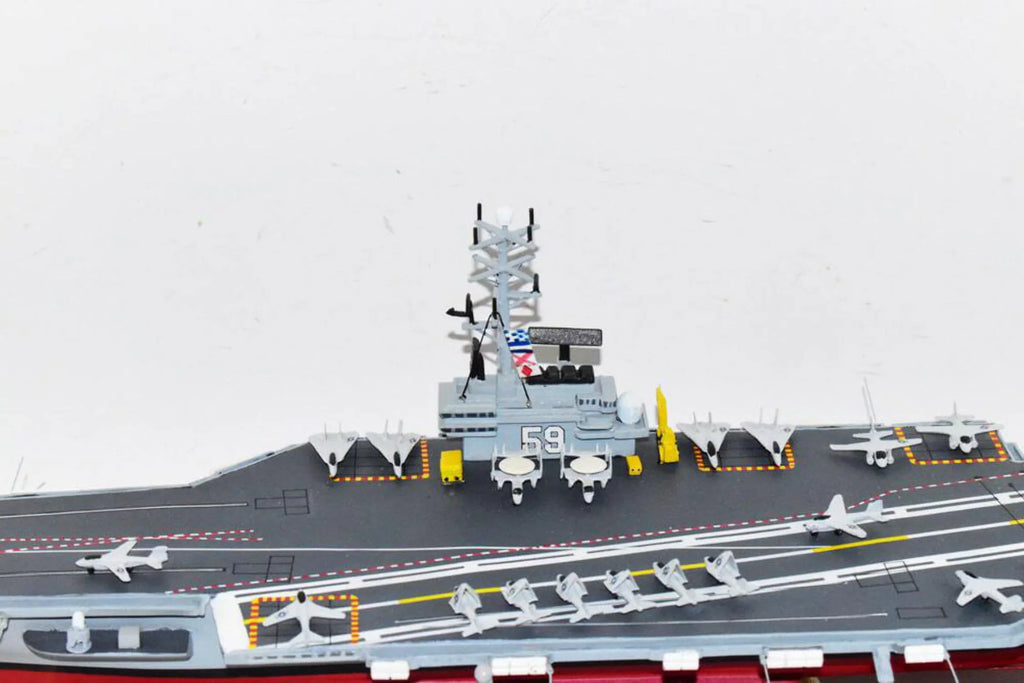 Carrier Model,Forrestal Aircraft Model,Navy,Scale Class,Mahogany Forrestal CV-59 USS