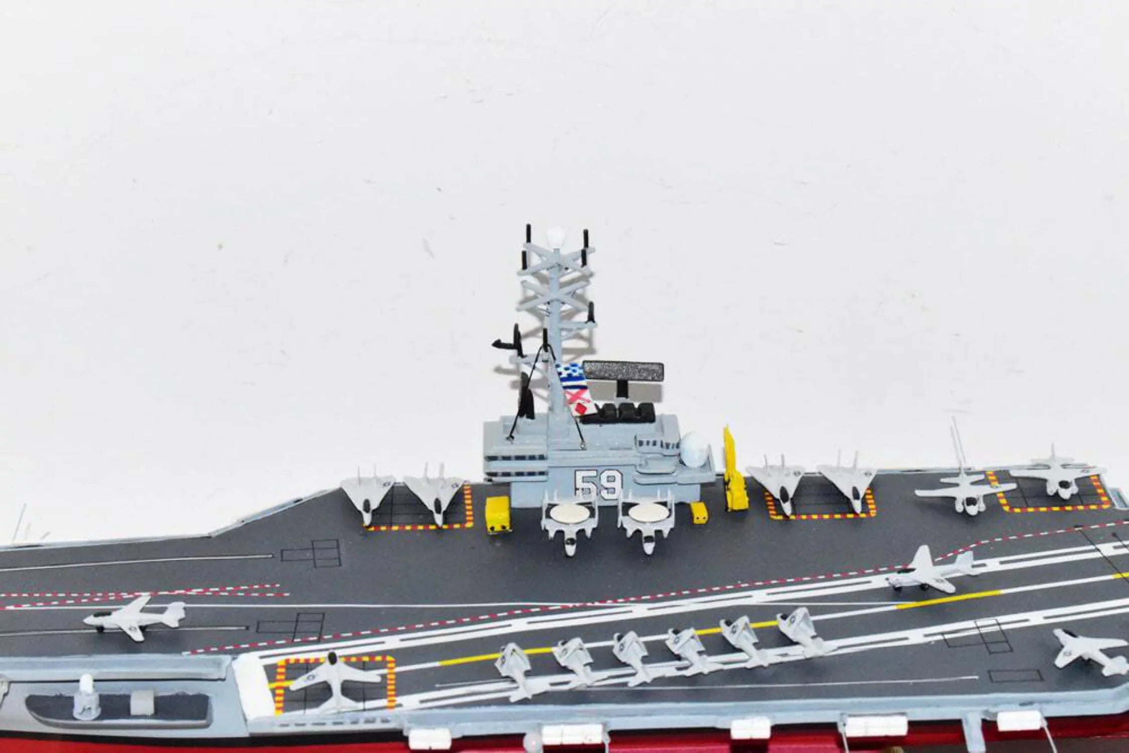 Carrier Model,Forrestal Aircraft Model,Navy,Scale Class,Mahogany Forrestal CV-59 USS