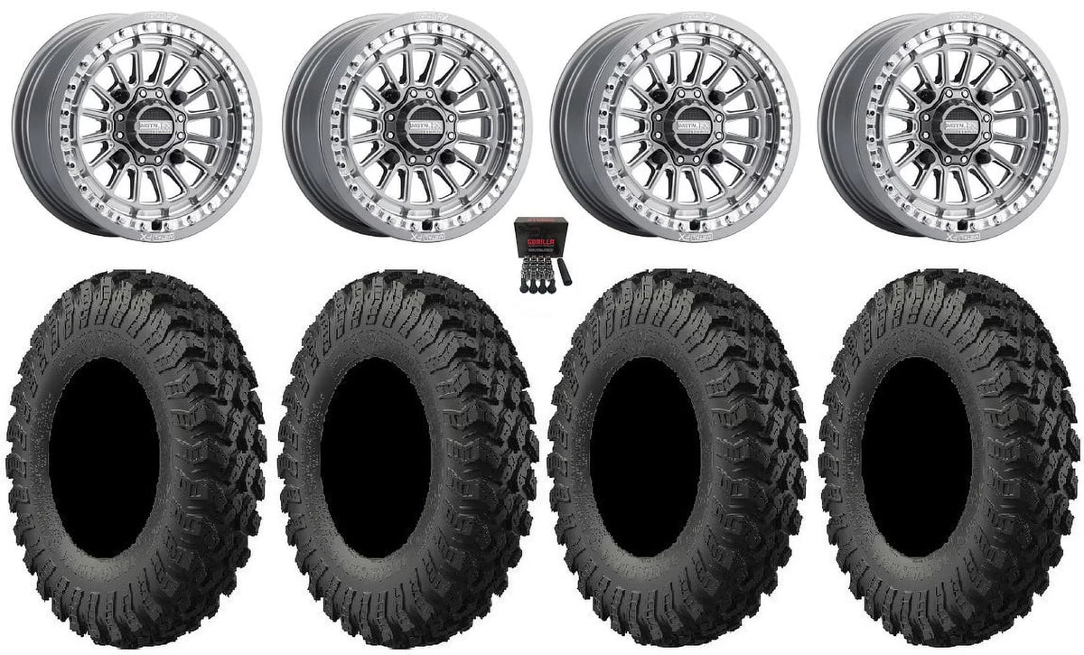 Delta Pioneer X3 Bdlk CC Wheels / Gm 1000 Tires Can-Am 15" Talon Honda MotoRally / Maverick 32" MetalFX
