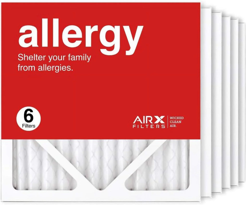 HVAC Allergy MERV Air The Made 11 12X12x1 AC Air Filter, Filter Pleated 6-Pack, Furnace In