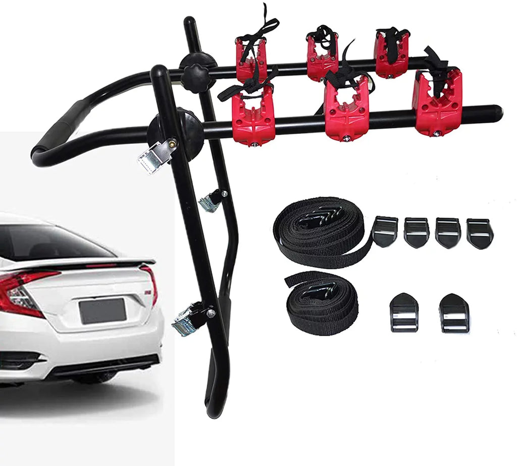 For Van Mount Carrier Hitch Fit Mount Trunk Car Rack 3-Bike Truck Auto WUZSTAR
