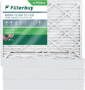 (4-Pack) Pleated HVAC Furnace Filters MERV AC 12x15x4 13 Filterbuy Air