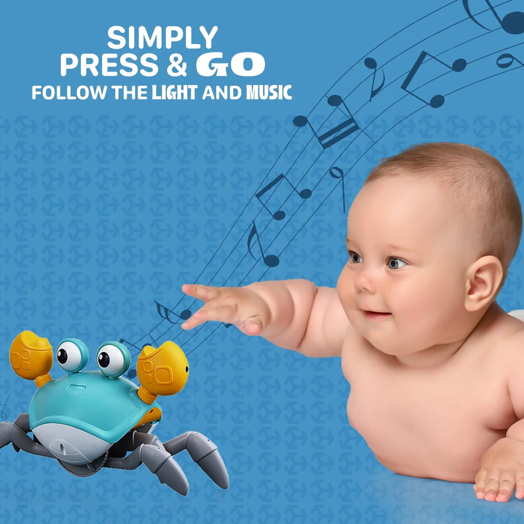 Kids And & Gift Colorful 4 Elpis Walking Toddlers 9 Birthday Crawl Ideal 11 8 6 Toy 10 12 Learning Time & 5 3 7 Old For Tummy Crab Christmas - Months Baby 36