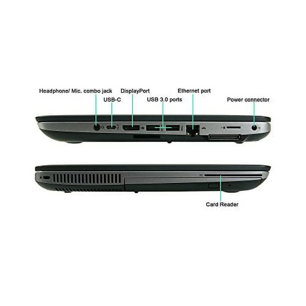 Solid i5-6300U 2.4GHz, State 640 Webcam, Core 64Bit, 8GB HP G2 ProBook 256GB 14 Windows Drive, RAM, 10 Laptop, Home (used)