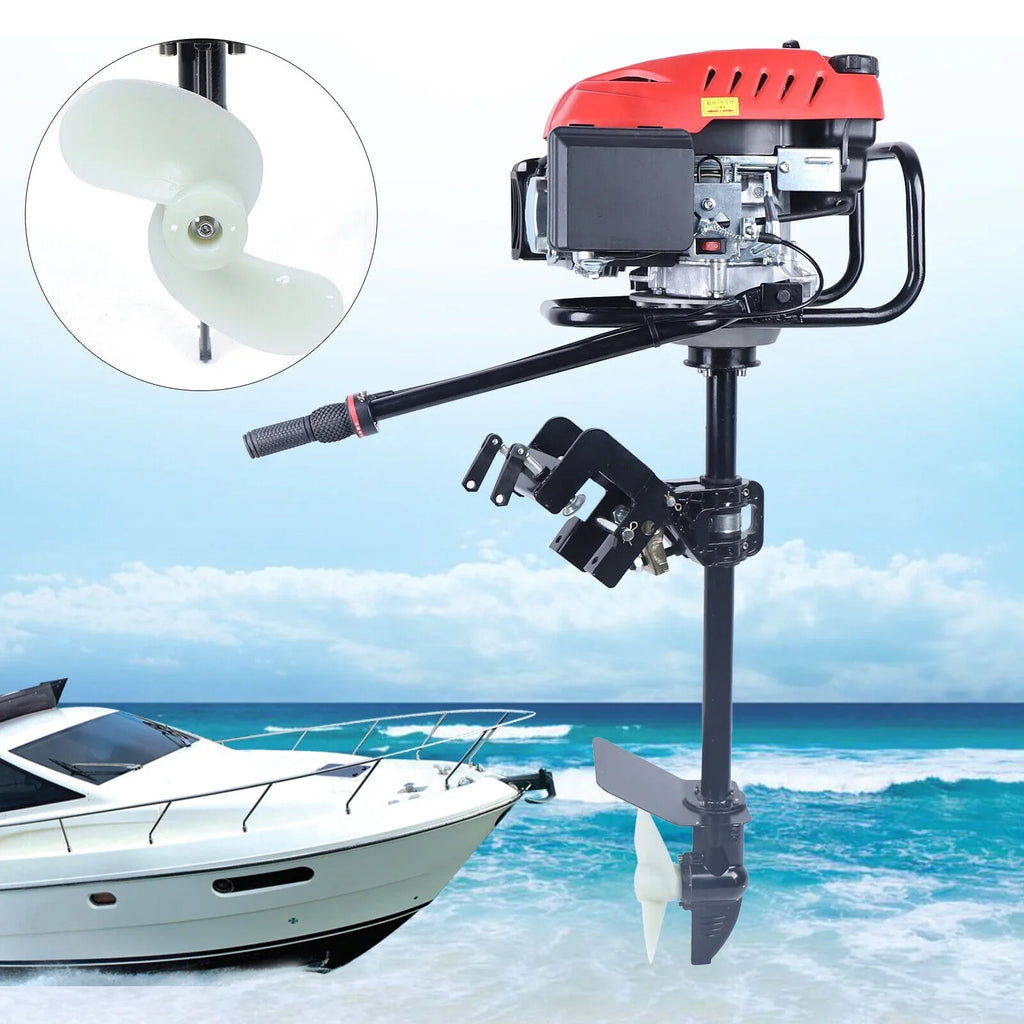 Heavy Motor System OHV Cooling Boat HP 6 Air Duty 4 173CC Outboard Engine Stroke