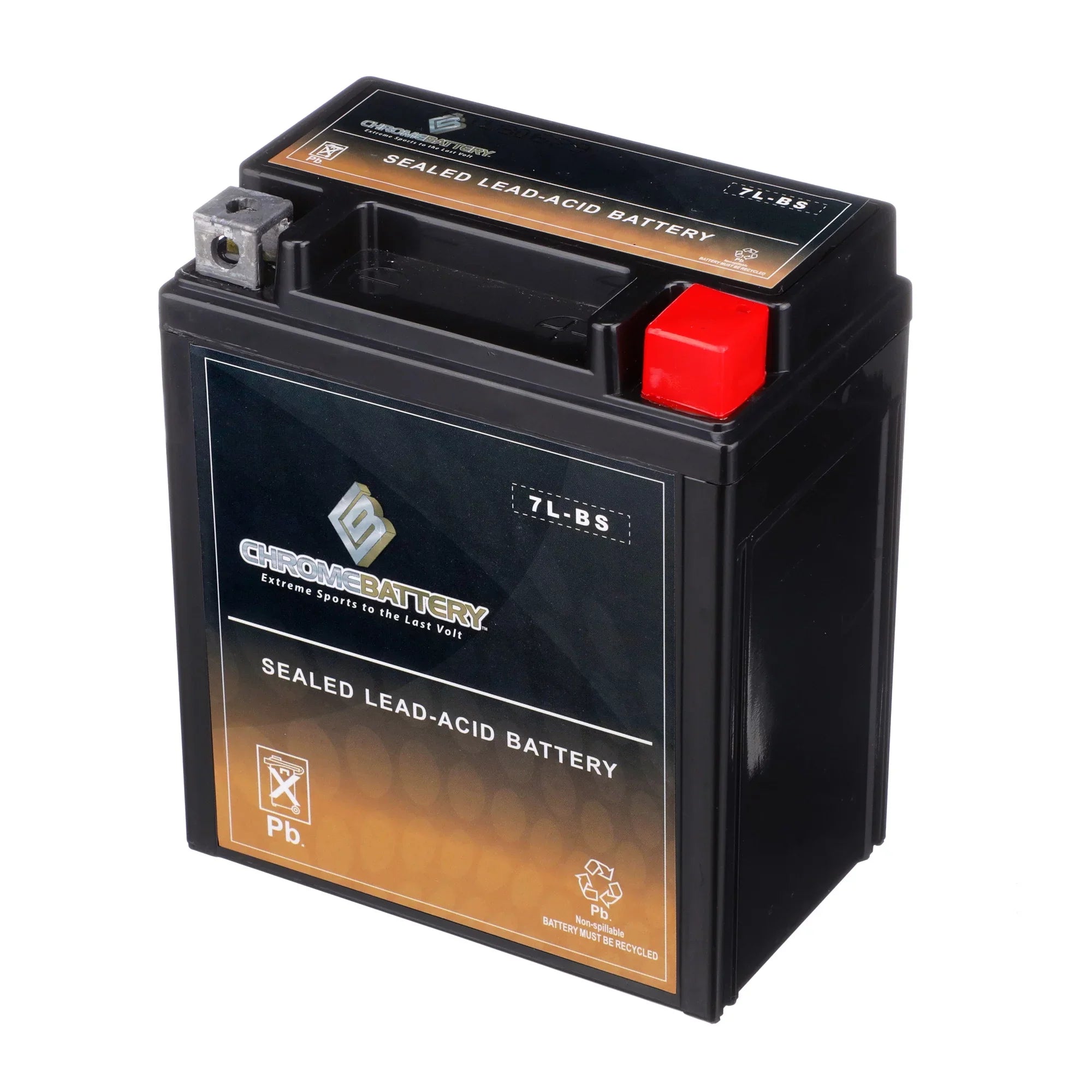 for 12 Kawasaki (7l-bs Kl250 Super 2000 Ah, Sherpa Chrome Battery Volts,6 Cca) Motorcycle Battery Ytx7l-bs 75 250cc