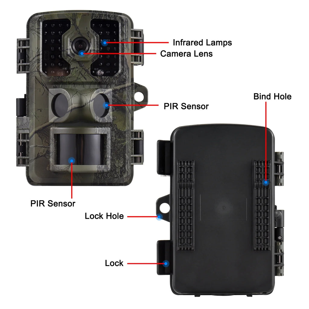 4K 0.5s TFT Tracking Activated 2.0 Trigger Infrared GoolRC Wildlife 16MP Sensors Waterproof Color with Inch Trail IP66 Time Motion PIR Supports Screen