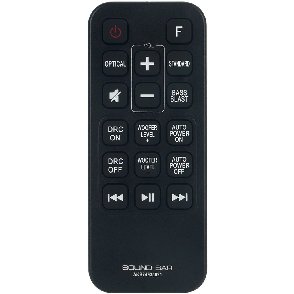 Wireless Replacement SPJ2B-W AKB74935621 SJ2 Control for Sound Remote Bar LG