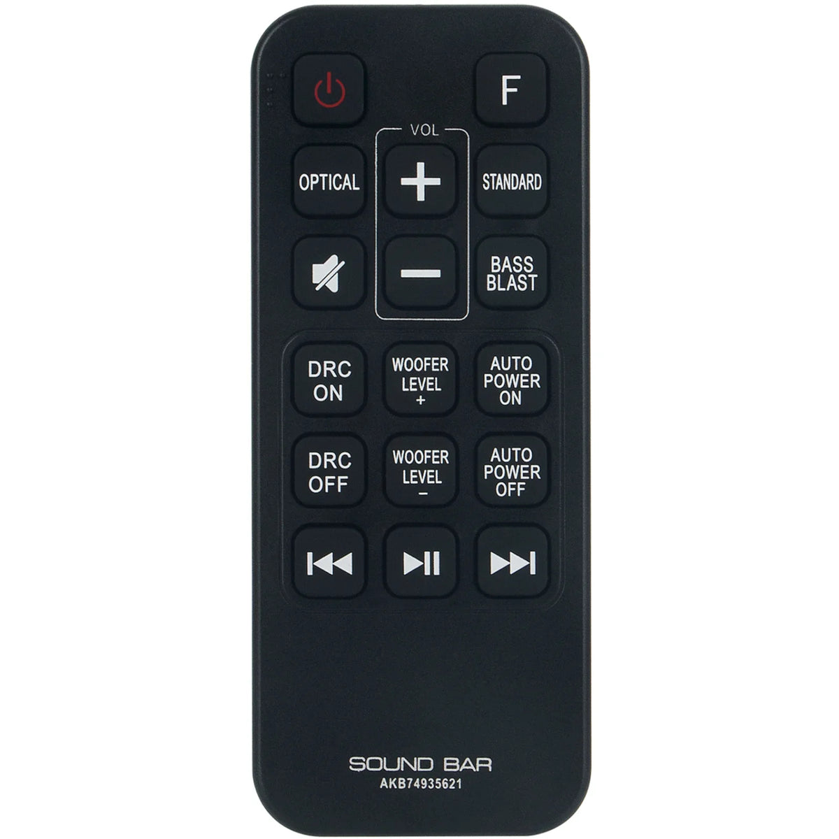 Wireless Replacement SPJ2B-W AKB74935621 SJ2 Control for Sound Remote Bar LG